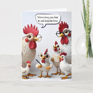 Office Chickens för att komma snart Kort