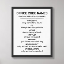 Office Code Namn för Coworkers