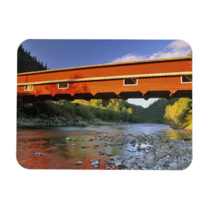 Office Covered Bridge längst i Oregon på 2 Magnet