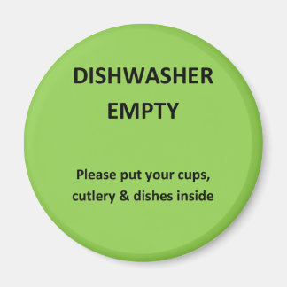 Office Dishwasher-meddelanden Magnet