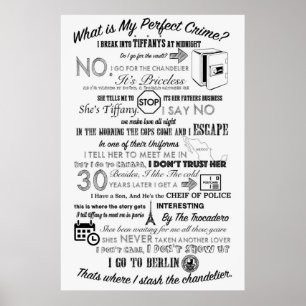 Office Dwights Perfekt Crime Poster