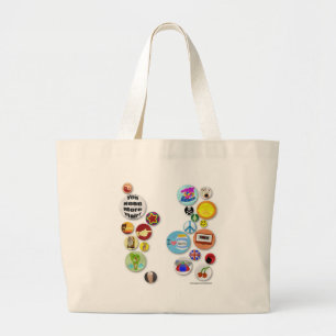 Office Flair Tote Jumbo Tygkasse
