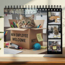 Office Fun Cats Photo Calendar 2026 / Business Cat