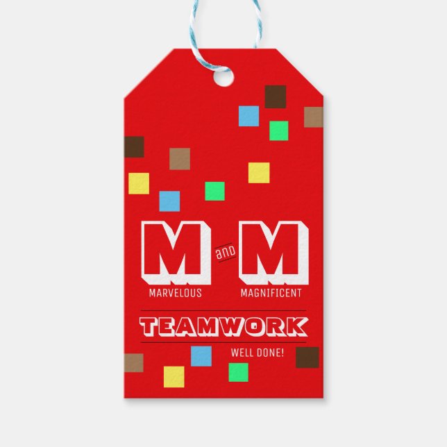 Office godisskål-märkrn belönar lagarbete presentetikett (Framsidan)