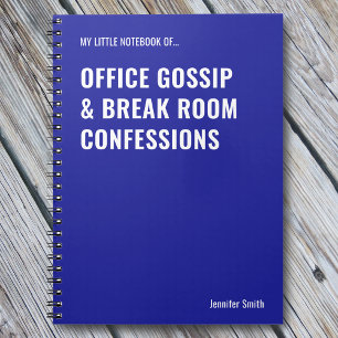 Office Gossip-arbetsplats Anteckningsbok