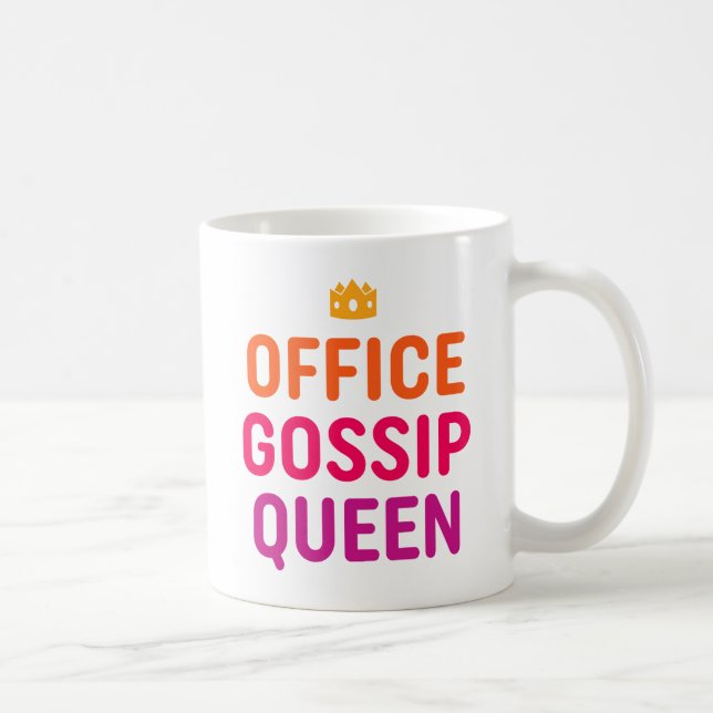 Office Gossip Queen. Kaffemugg (Höger)