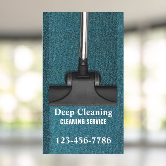 Office Janitorial Services Golv Carpet Städning Visitkort (Office Janitorial Services Floor Carpet Cleaning Business Card)