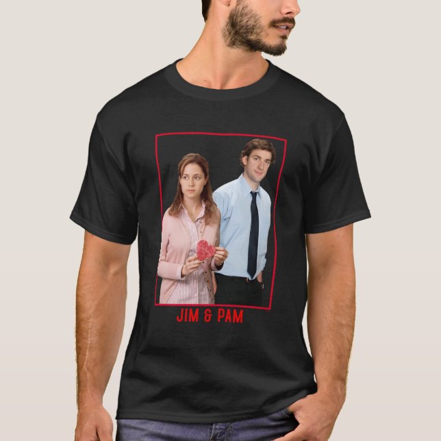 Office Jim and Pam Photo T Shirt (Framsida)