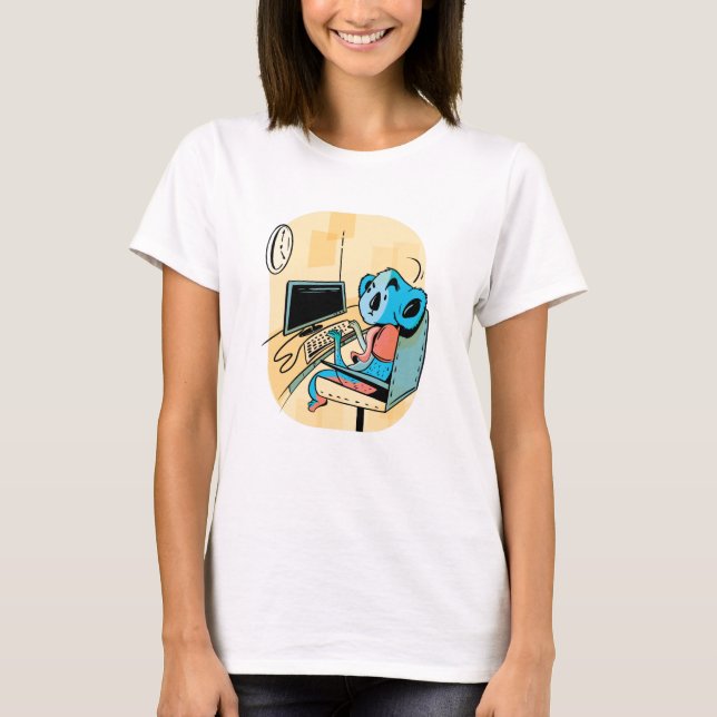 Office Koala T Shirt (Framsida)