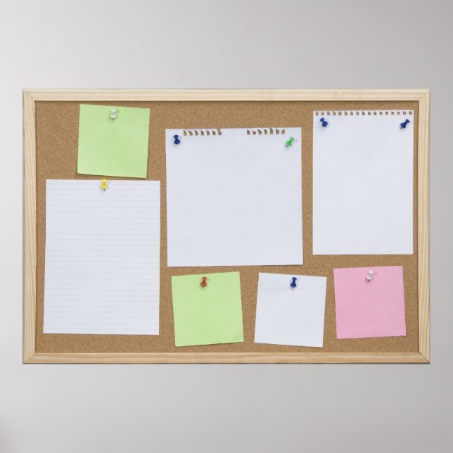 Office kork board poster (Framsidan)