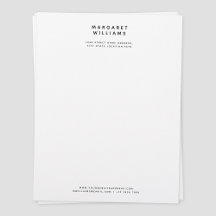 Office Letterhead för enkel, modern, minimal Elega