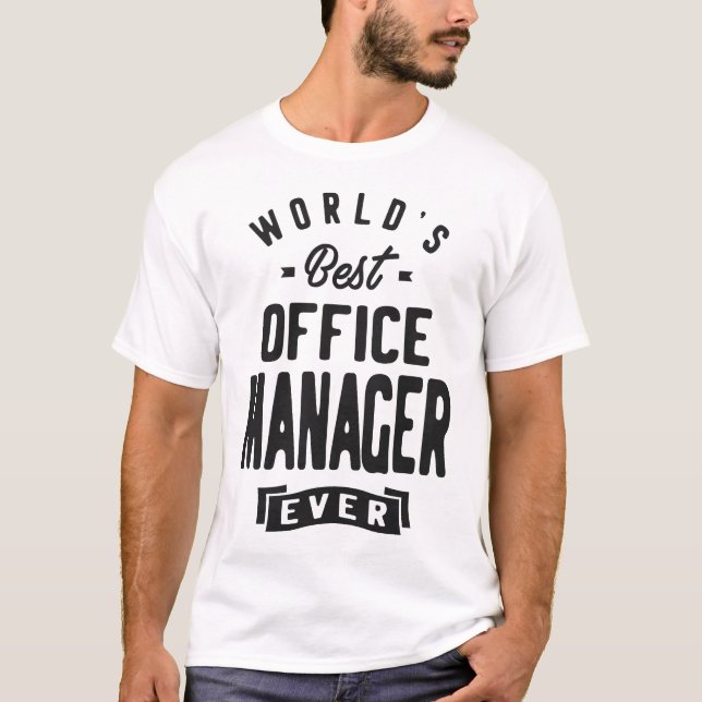 Office Manager T Shirt (Framsida)