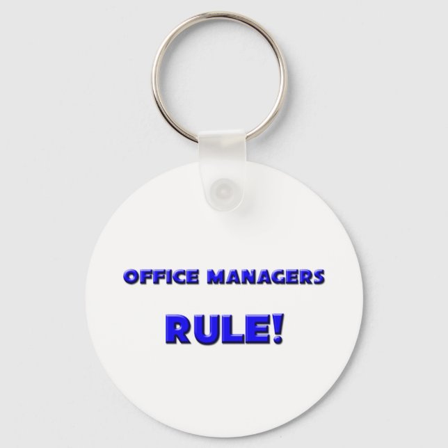 Office Managers-regel! Nyckelring (Framsida)