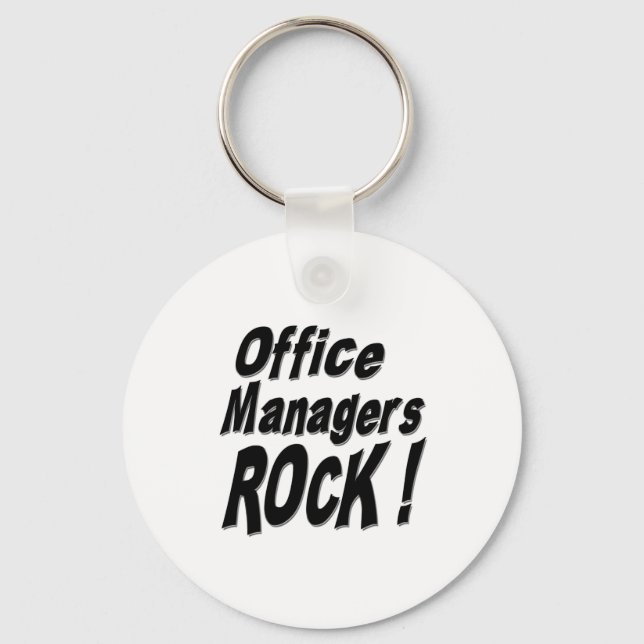 Office Managers Sten! Nyckelring (Framsida)