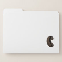 Office-mapp med en tråd av kaffe