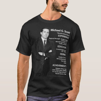 Office Michael Scott Resume T Shirt