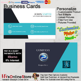 Office Modern Turcos Four Choice Logotyp QR-kod Visitkort