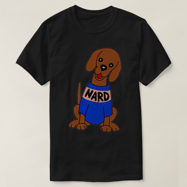 Office Nard Hund Tattoo T Shirt (Design framsida)