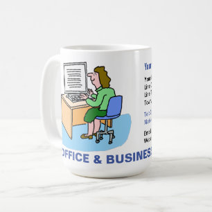 Office och Företagstjänster. Kaffemugg