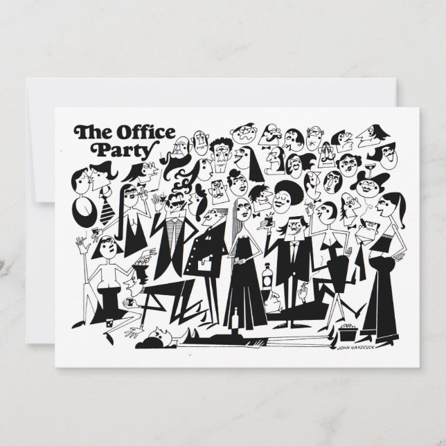 Office Party Inbjudningar (Framsida)