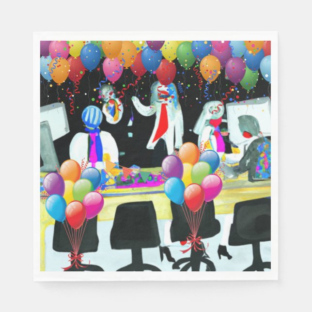 Office Party Pappersservett (Framsidan)