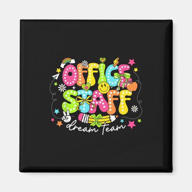 Office-personalens drömteam första dagen av skolre magnet (Framsidan)