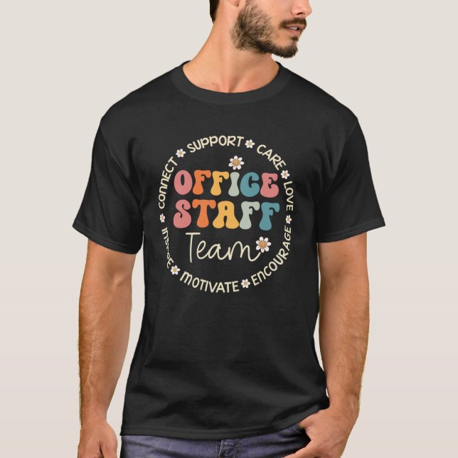Office-personalteamets uppskattningsvecka Back to  T Shirt (Framsida)