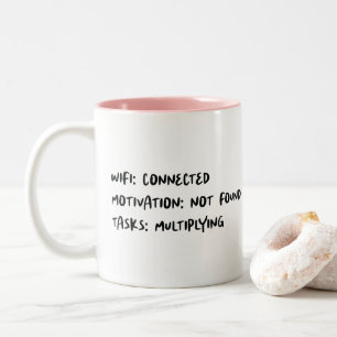 Office Quote Funny Two-Tone Coffee Mugg
