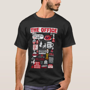Office Quote Mash Up-Vintagen fungerar T Shirt