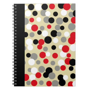 Office Red Black School Journal - bärbar dator - g Anteckningsbok Med Spiral