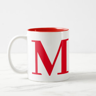Office Red Initialer Employee Gift Coffee Mugg