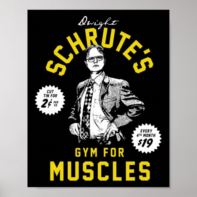 Office Schrutes Gym Poster (Framsidan)