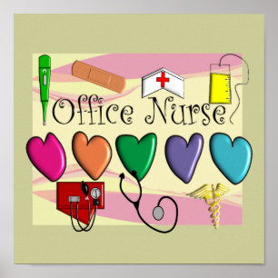 Office sjuksköterska Poster Art