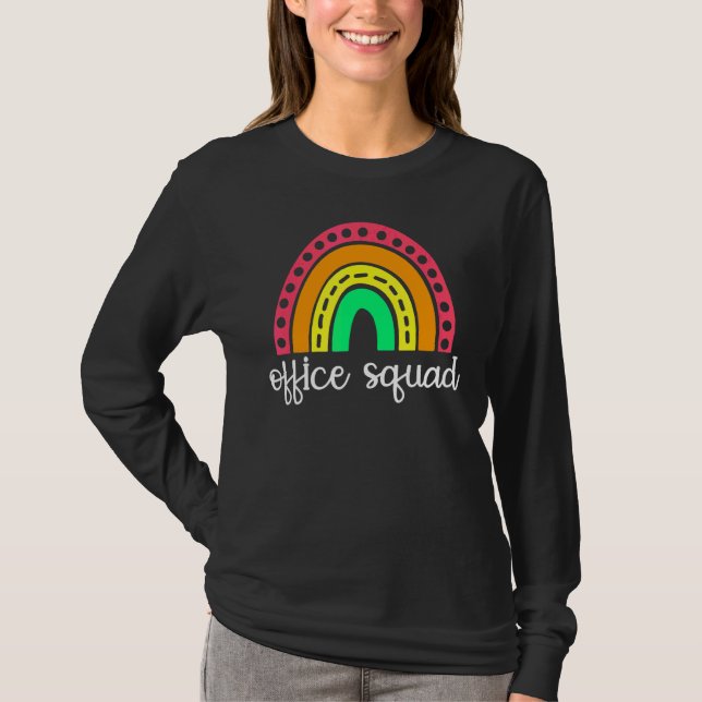 Office Squad Administrative Assistant School Secur T Shirt (Framsida)