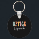 Office Squad Retro Groovy Vintage Happy First Day  Nyckelring<br><div class="desc">Office Squad Retro Groovy Vintage Happy First Day Of School</div>