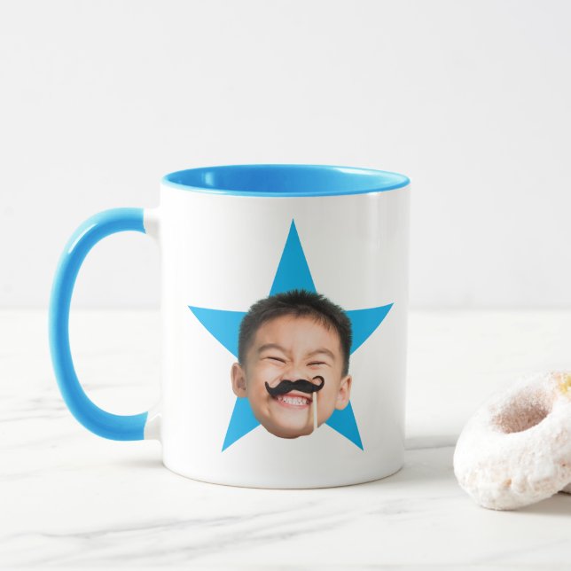 Office Star Mugg, Office TV Show Mugg, Ansikte mug Mugg (Med munk)