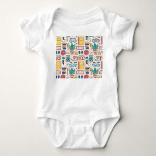 Office Stationery: Quirky Seamless Struktur T Shirt