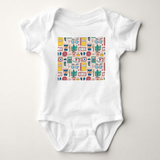 Office Stationery: Quirky Seamless Struktur T Shirt