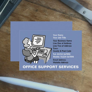 Office Support-tjänster Visitkort