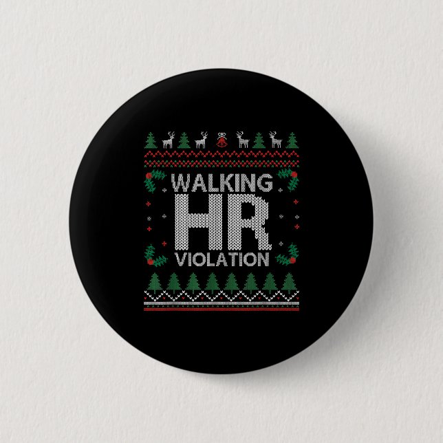 Office Ugly Christmas Funny Walking Hr Violation W Knapp (Framsida)