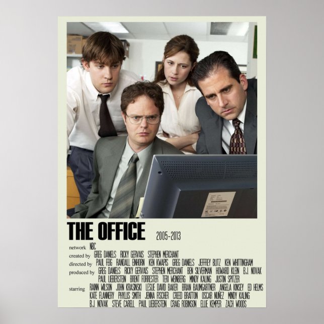Office US Alternative Art TV Show Large 3 Poster (Framsidan)