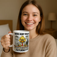 Office Work Coffee Mugg - Funny och Relatable Mugg