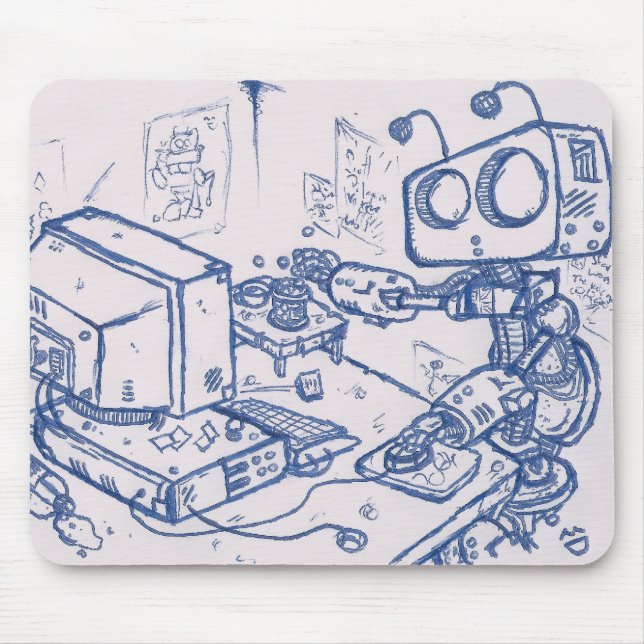 Officebot Mousemat Musmatta (Framsidan)