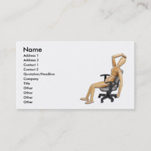 OfficeFrustration namn, adress 1, adress 2,… Visitkort