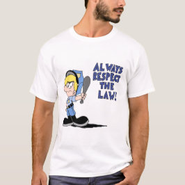 Officer Jacob respekterar alltid lagen T-Shirt