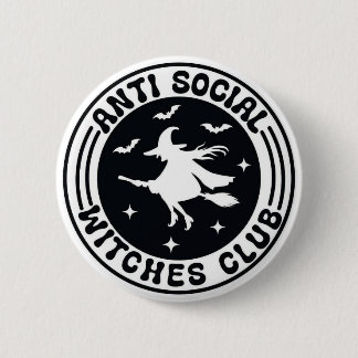 Official Anti-Social Witches Club Badge Knapp