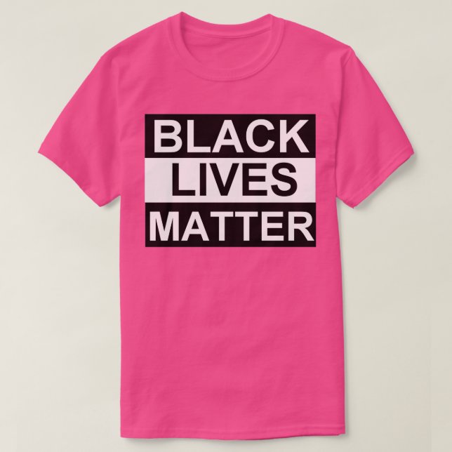 Official BLM Campaign Support Black Lives Matter M T Shirt (Design framsida)