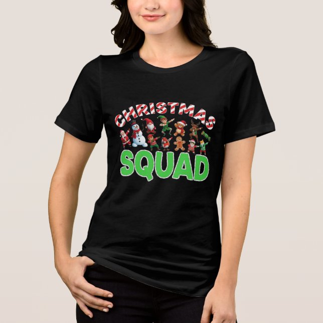 Official Christmas Squad Member | Funny Festive Ty T Shirt (Framsida)