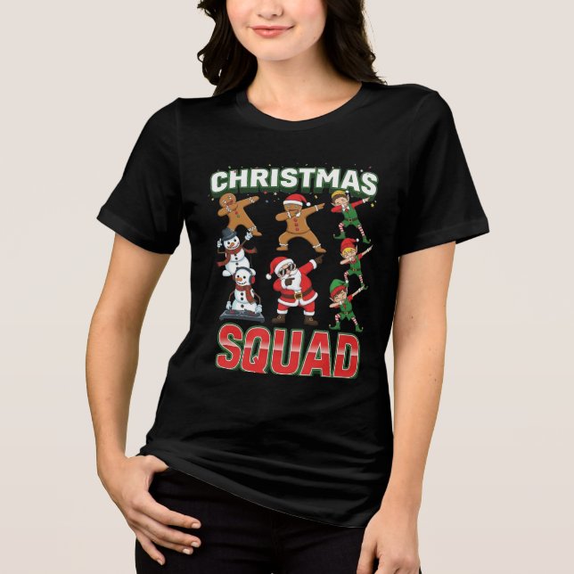 Official Christmas Squad Member | Funny Festive Ty T Shirt (Framsida)