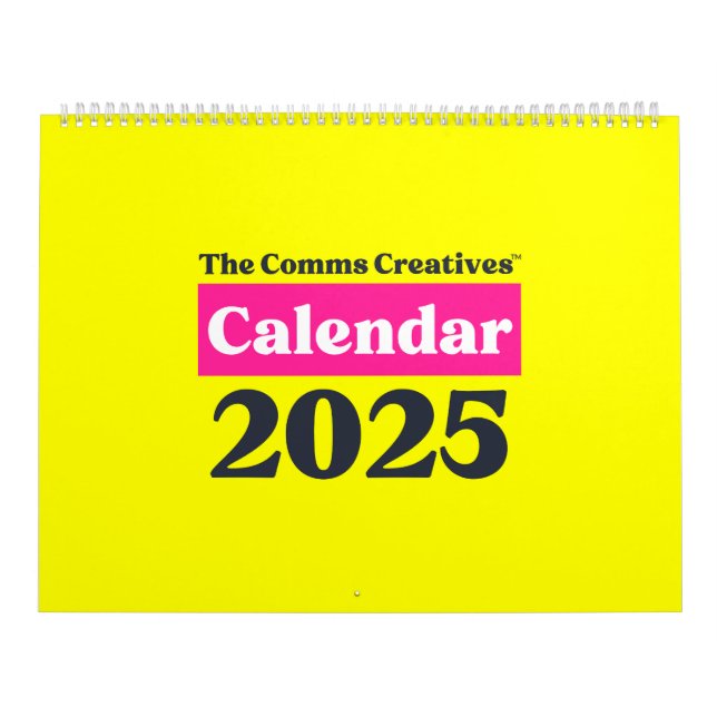 Official Comms Creatives Calendar 2025 Kalender (Omslag)